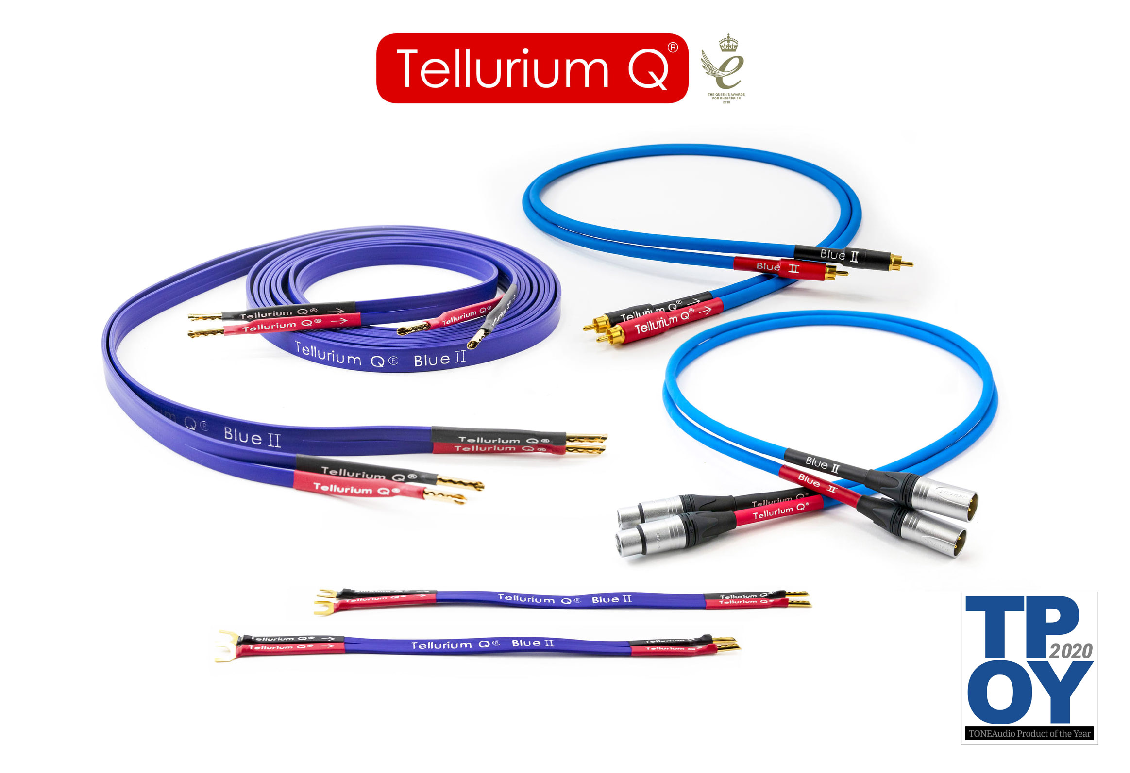 Blue II Kabel von Tellurium Q ist Product of the Year 2020 bei Tone Audio